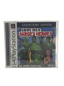 Jogo Mídia Física PS1 - Army Men Sarge´s Heroes Collector´s Edition