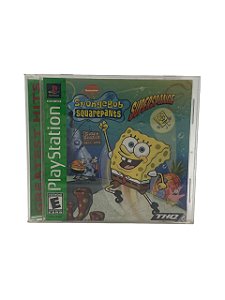 Jogo Mídia Física PS1 - Bob Esponja Super Esponja