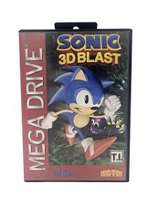 Jogo Mídia Física Mega Drive - Sonic 3D Blast