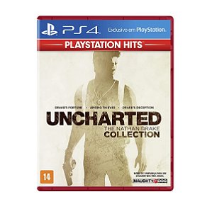 Jogo Mídia Física PS4 - Uncharted The Nathan Drake Collection