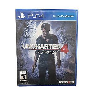Jogo Mídia Física PS4 - Uncharted 4