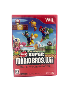 Jogo Mídia Física Wii - New Super Mario Bros Japones