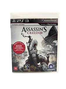 Jogo Mídia Física PS3 - Assassins Creed 3