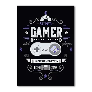 Quadro Decorativo Games Retro