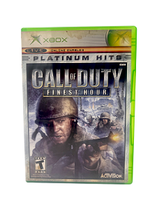 Jogo Mídia Física Xbox Classico - Call Of Duty Finest Hour