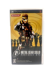 Jogo Mídia Física PSP - Metal Gear Solid Portable Ops JP