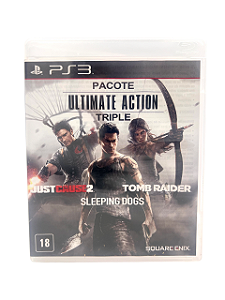 Jogo Mídia Física PS3 - Pacote Ultimate Action Triple