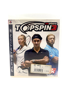 Jogo Mídia Física PS3 - Top Spin 3