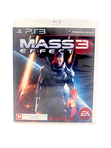 Jogo Mídia Física PS3 - Mass Effect 3