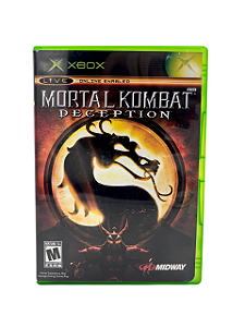 Jogo Mídia Física Xbox Classico - Mortal Kombat Deception