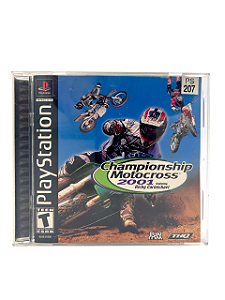Jogo Mídia Física PS1 - Championship Motocross 2001