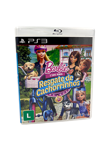 Jogo Mídia Física PS3  - Barbie e suas irmãs Resgate de Cach