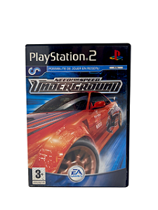 Jogo Mídia Física PS2 - Need For Speed Underground EU
