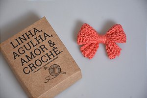 Laço de Cabelo em Crochê
