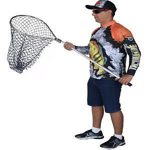 Passaguá Pussa Alumínio Forte Malha Top Pussa De Peixe Pesca