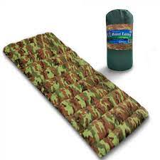 COLCHAO CAMPING COLCHAO DE ACAMPAMENTO CAMUFLADO CONFORTAVEL COM BOLSA