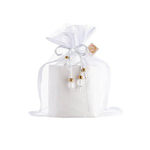 Porta Papel Higiênico Saco Organza