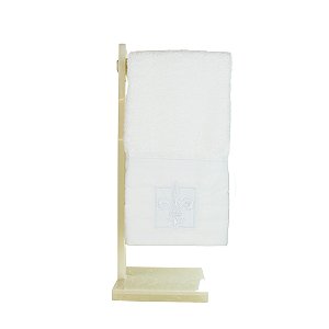 Toalha Lavabo Trussardi - Coleção Linha Flor de Liz