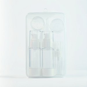 10 Unid - Kit Viagem - Maleta c/ 8 pçs
