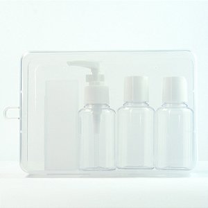 10 Unid - Kit Viagem Maleta c/ 6 pçs