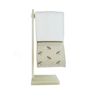 Toalha Lavabo Trussardi - Coleção Linho