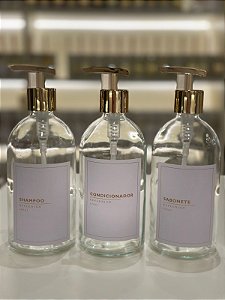 03 Unid - Kit Dispenser 500ml - Banho