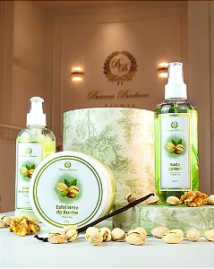 Kit 5 Unidades Esfoliante de Banho 230g – Pistache