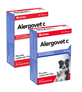 Alergovet 0,7mg com 10 comprimidos