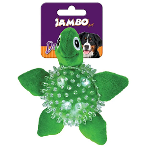 Brinquedo Mordedor Pelucia Spiky Ball Tartaruga