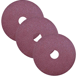 Jogo de 10 Disco De Lixa De Fibra 4.1/2 Grão 100 WORKER