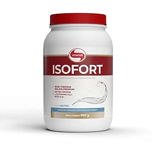 Vitafor Isofort Whey protein Isolado Sabor Neutro 900G