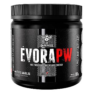 Darkness Pré Treino Évora Pw 300g Sabores: (Uva ,Limão ,Frutas Amarelas, Frutas vermelhas Ou Maça Verde - 300g