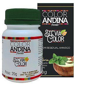 Color Andina Adoçante Stevia  100% Natural 20g
