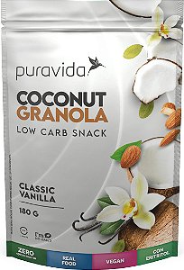 Puravida Coconut Granola sabor Classic Vannila 180g