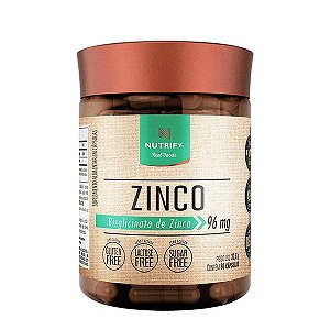 Nutrify Zinco Bisglicinato 96 mg 60 Cápsulas