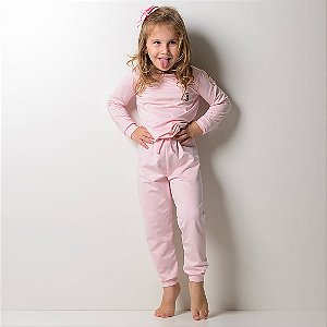 Pijama Térmico Feminino Happy Nap Segunda Pele Rosa