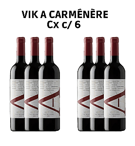 Vik A Carménerè 750 ml - Viña VIK - Cx. c/ 6 garrafas