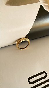 Anel Aparador Triplo Zircônia