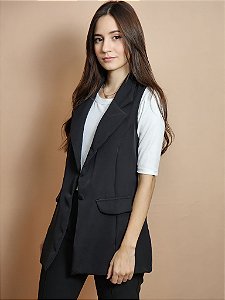 Colete de Alfaiataria - Preto