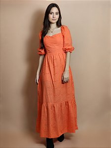 Vestido Laise - Coral