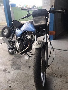 Sucata HONDA CG 125 TITAN AZUL 1998 Para Retirada de Peças