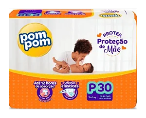 Fralda PomPom Derma Protek Proteção de Mãe