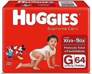 Fralda Infantil Huggies Supreme Care Hiper