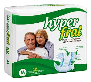 Fralda Geriátrica HyperFral Hiper