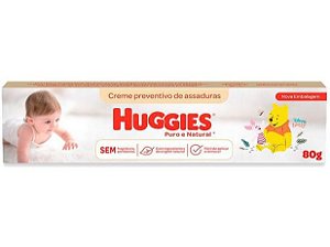 Creme Preventivo para Assaduras Infantil Huggies Puro e Natural 80g