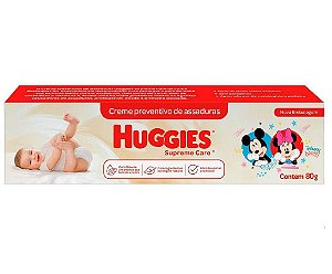 Creme Preventivo para Assaduras Infantil Huggies - Supreme Care 80g FD C/3