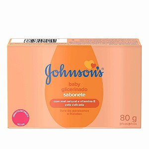 Sabonete em Barra Johnson’s Baby Glicerinado 80g