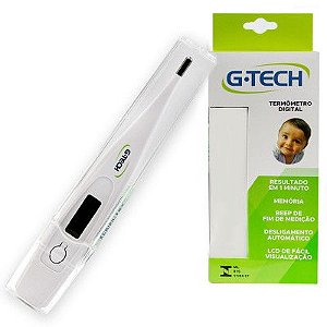 Termômetro Clínico Digital G-Tech Branco THG1027