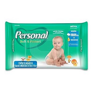 Toalha Umedecida Personal Soft & Protect C/50 Un