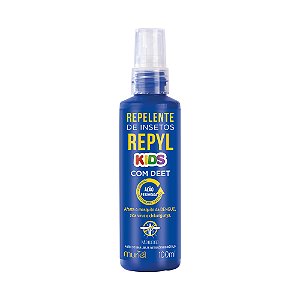 Repelente de Insetos Repyl Kids Spray contém DEET 100ml